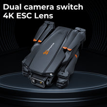 Load image into Gallery viewer, Newest UAV Folding Drone Aerial Photography Dual Camera Head Drone Four Axis Aircraft Remote Control Aircraft Toy Drone