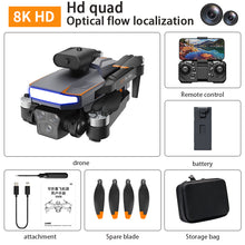 Load image into Gallery viewer, Newest Brushless Optical Flow Remote-controlled Drone High-definition Aerial Photography Four Axis aircraft Folding Model Drone Brushless Remote-controlled Aircraft
