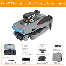 Load image into Gallery viewer, Newest UAV Folding Obstacle Avoidance Drone High-definition Aerial Photography Toy Brushless Return Remote Control Aircraft Professional Drone