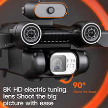 Load image into Gallery viewer, Fashion UAV Intelligent Obstacle Avoidance Drone High-definition Aerial Photography Remote Control Aircraft Optical Flow fixed Height Aircraft Toy Drone