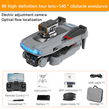 Load image into Gallery viewer, Newest UAV Folding Obstacle Avoidance Drone High-definition Aerial Photography Toy Brushless Return Remote Control Aircraft Professional Drone