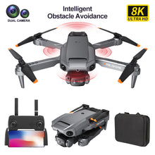 Load image into Gallery viewer, Newest 360 ° Induction Obstacle Avoidance Folding UAV Four Axis Aircraft HD Dual Lens Aerial Camera Remote Control Aircraft