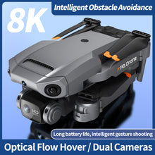 Load image into Gallery viewer, Newest 360 ° Induction Obstacle Avoidance Folding UAV Four Axis Aircraft HD Dual Lens Aerial Camera Remote Control Aircraft