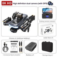 Load image into Gallery viewer, Newest Brushless GPS Drone Automatic Return High-definition Professional Level aerial Photography Drone Obstacle Avoidance Remote Control Aircraft Long Endurance Aircraft