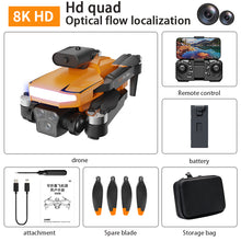 Load image into Gallery viewer, Newest  Brushless  Optical Flow Remote-controlled Drone High-definition Aerial Photography Four Axis aircraft Folding Model Drone Brushless Remote-controlled Aircraft
