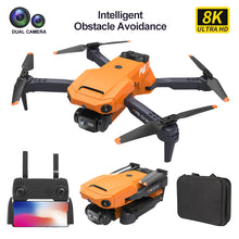 Load image into Gallery viewer, Newest 360 ° Induction Obstacle Avoidance Folding UAV Four Axis Aircraft HD Dual Lens Aerial Camera Remote Control Aircraft
