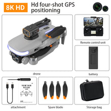 Load image into Gallery viewer, Newest UAV Brushless Drone 8k High-definition Aerial Photography Drone GPS Return Four Axis Aircraft Optical Flow Positioning Remote Control Aircraft
